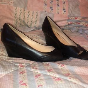 Nine West Leather Wedges